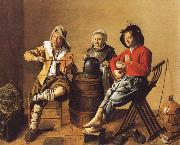 Two Boys and a Girl Making Music